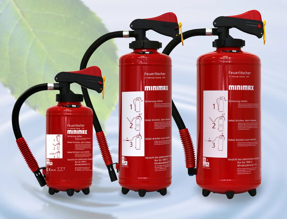 Qualität aus Deutschland Feuerlöscher Qualitätskontrolle Minimax