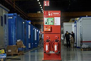 Mobile Brandschutzstation von Minimax