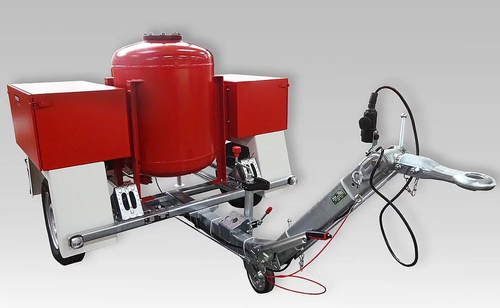 Löschanlage auf Kfz-Anhänger