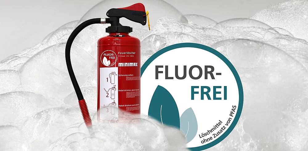 Minimax produziert und verkauft nur noch PFAS-freie Feuer­löscher