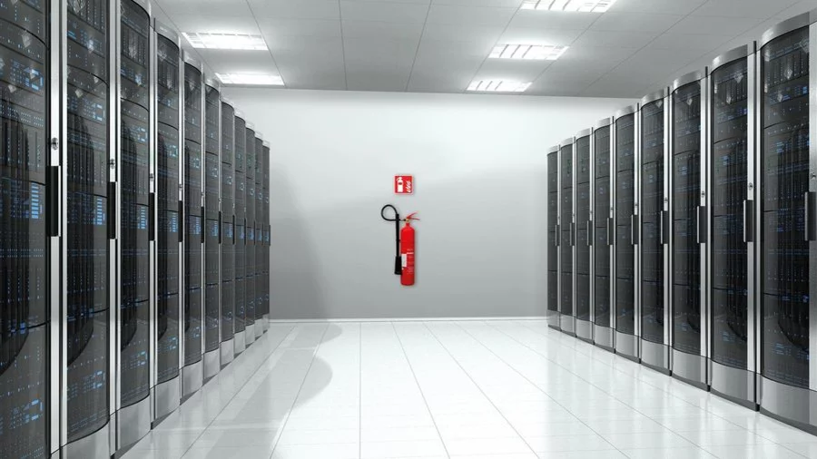 CO2-Feuerlöscher in Räumen